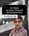 DJ Koze at Open Ground (Extended Set) • 25.07. - 26.07.2025 • Wuppertal