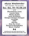 abyss Saturday at Open Ground • 14.06. - 15.06.2025 • Wuppertal